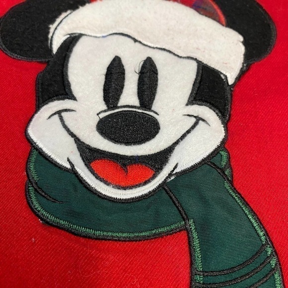 Disney Mickey Mouse Winter Holiday Christmas Sleep Shirt Nightgown Size S - Picture 6 of 6